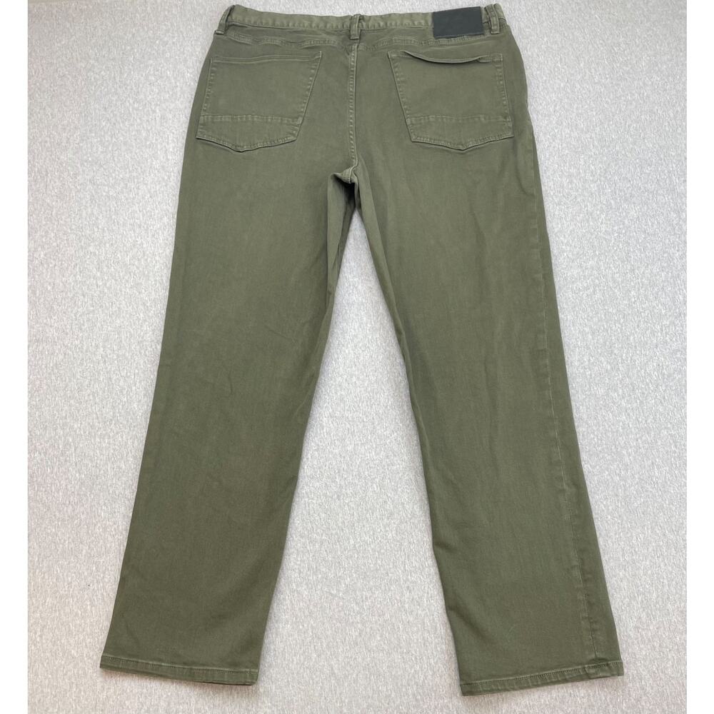 Roark Jeans Mens 40 x‎ 32 Green Cotton Blend Hwy 128 Stretch Straight Fit RD213 - Picture 2 of 7